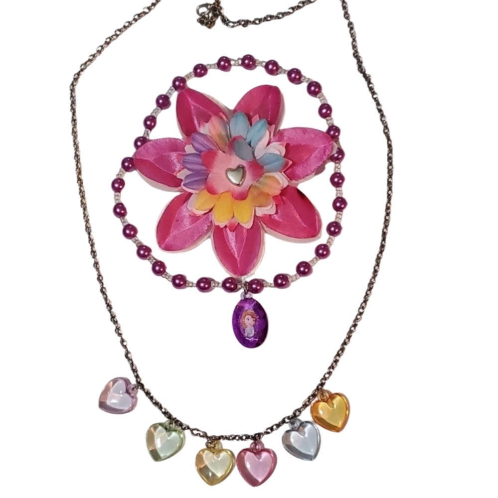 Sophia the first necklace,Kids Jewelry Barrette Lot new